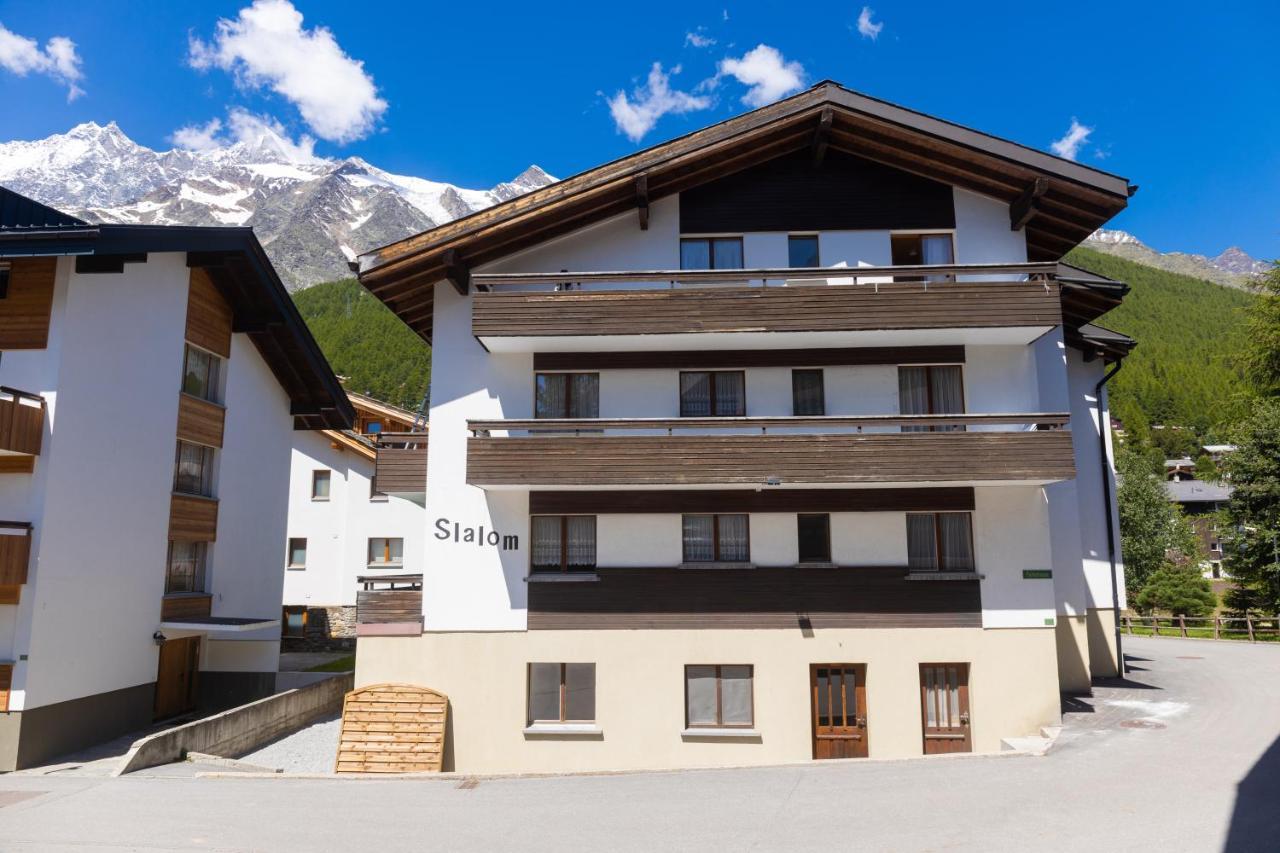 Haus Slalom Lägenhet Saas Fee Exteriör bild