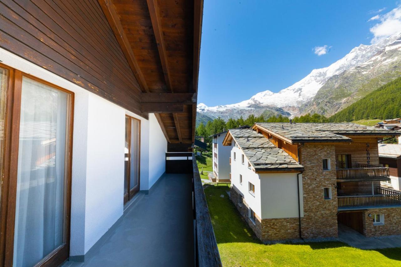 Haus Slalom Lägenhet Saas Fee Exteriör bild